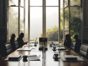 اجتماع عمل يهدف إلى إنجاز أبحاث مرتبطة بالأسواق المالية و التسويق والتواصل الاستراتيجي ودعم التحول المؤسسي بالذكاء الاصطناعي